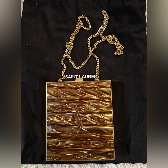 Saint Laurent Marble Pattern Tuxedo Box Bag - Picture 4 of 15